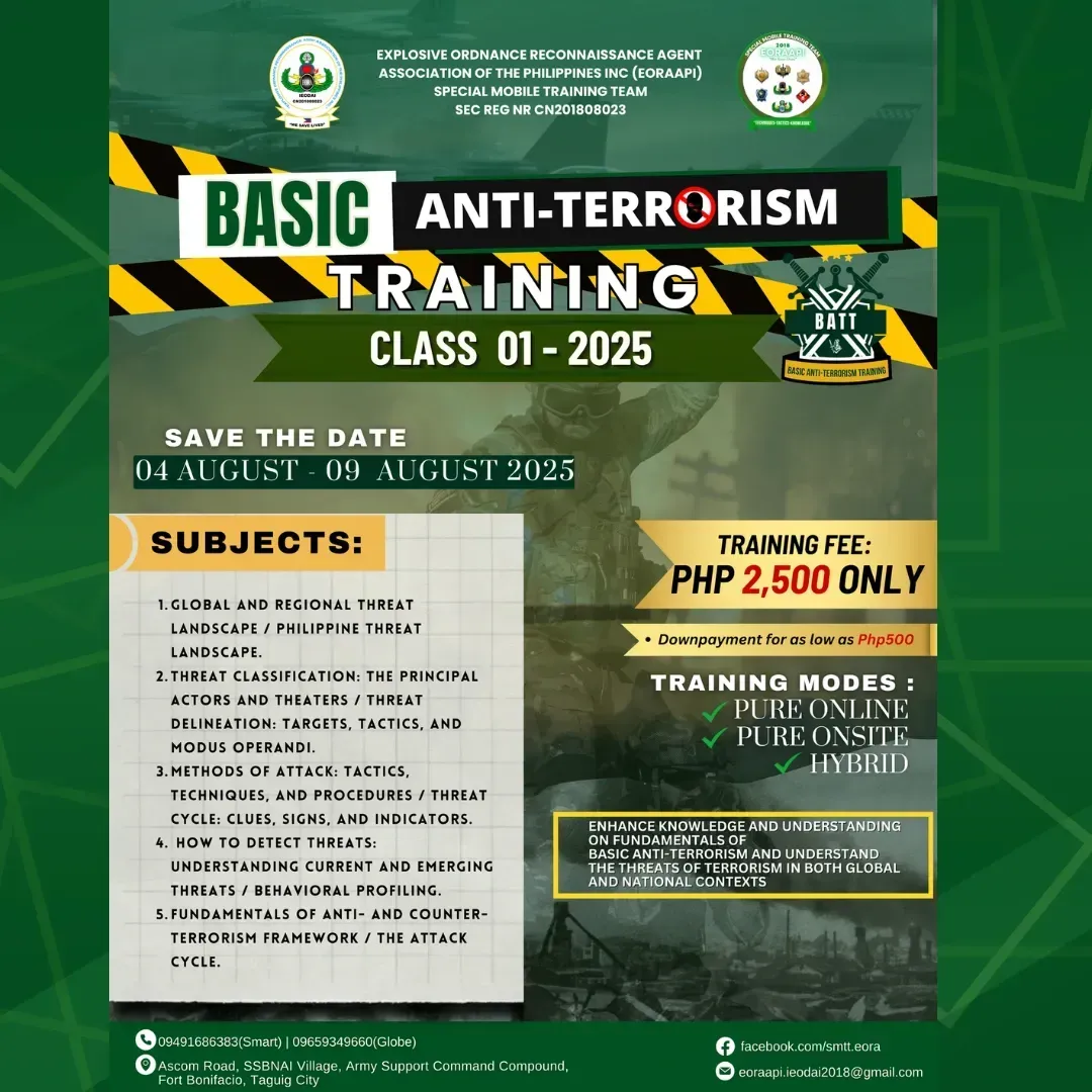 Basic Anti-Terrorism Training