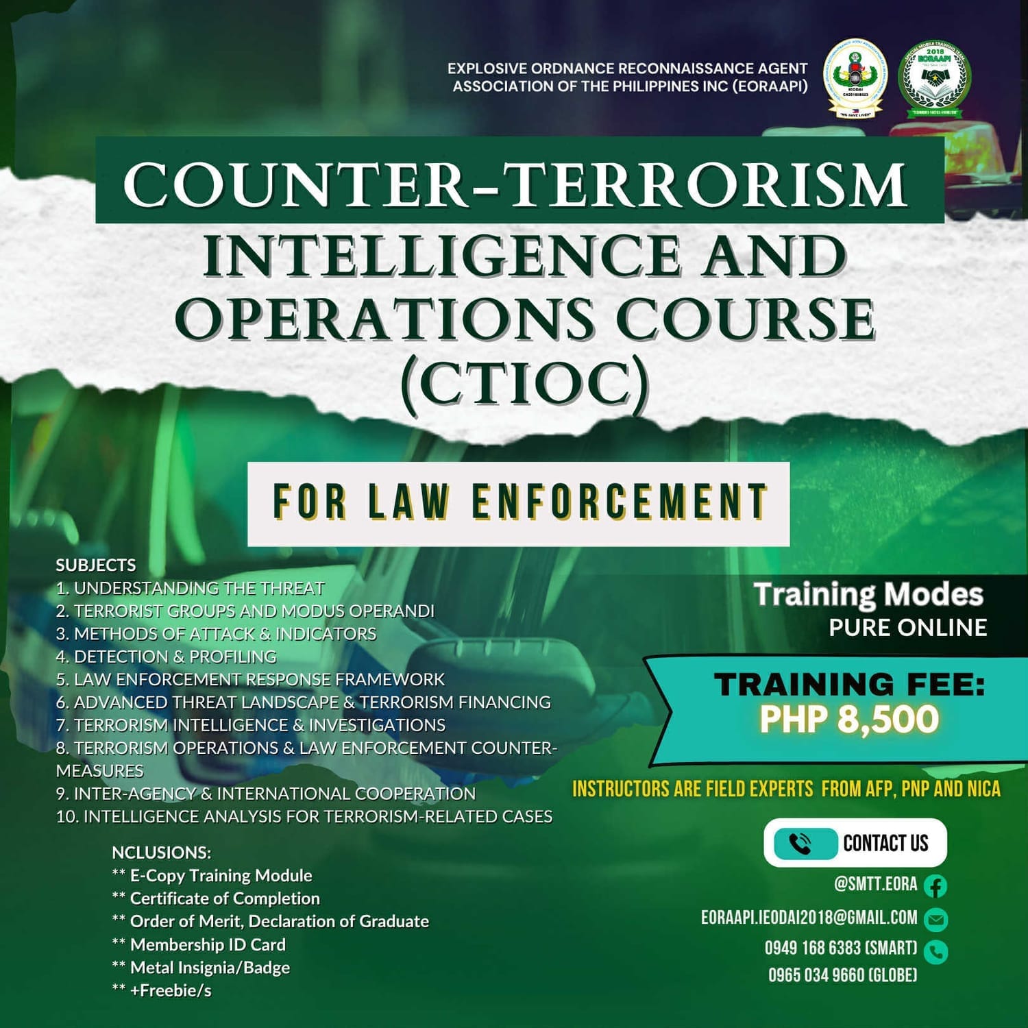 Counter-Terrorism Intelligence Operations Course