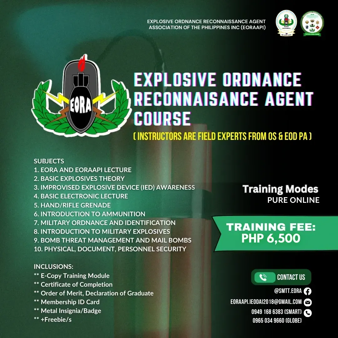 Explosive Ordnance Reconnaissance Agent Course
