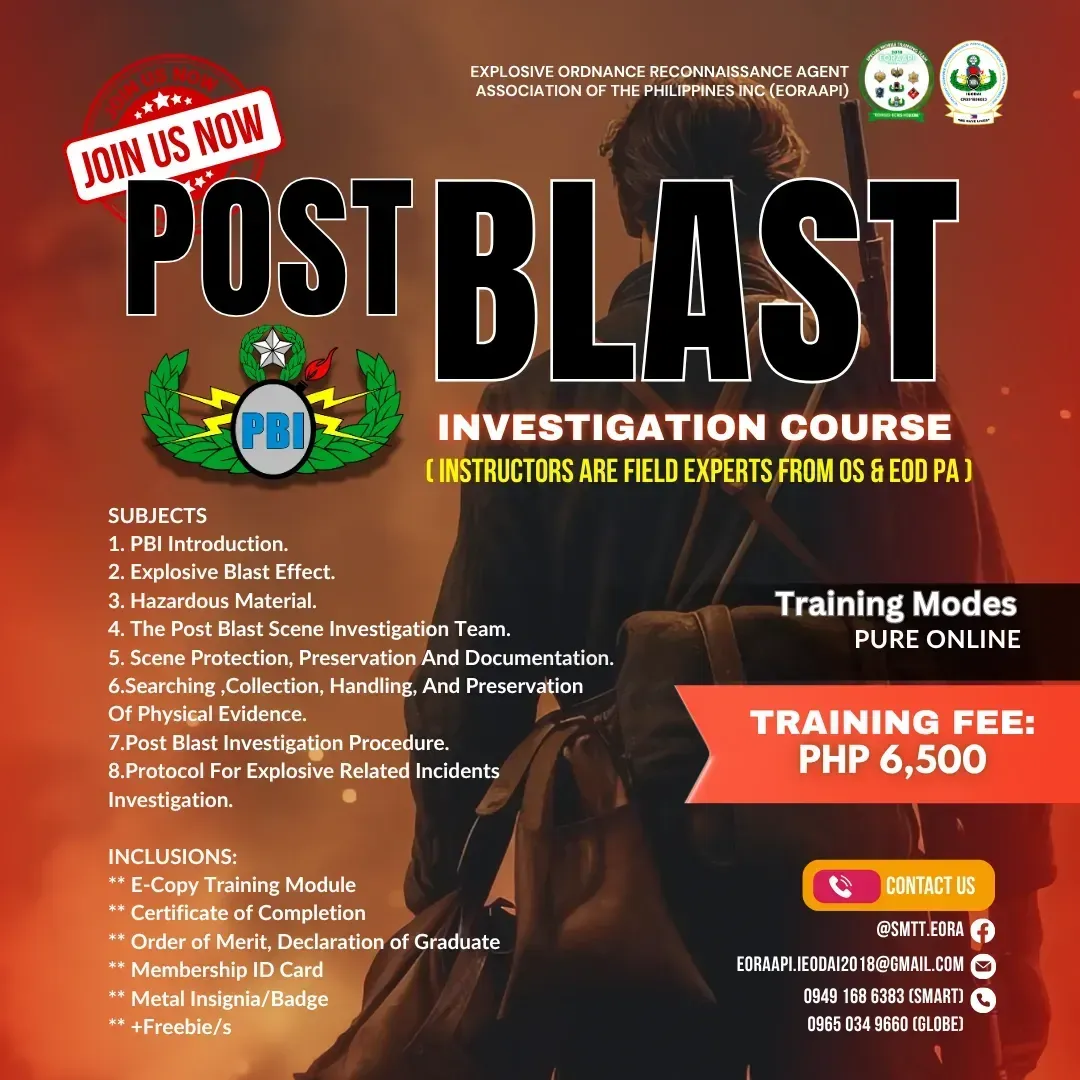 Post Blast Investigation Course