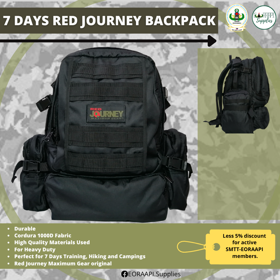 days red journey bagpack