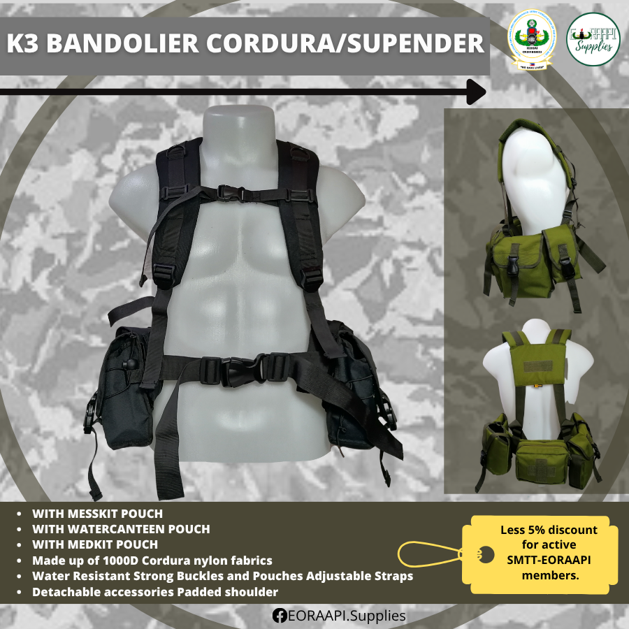k3 bandolier cordura suspender